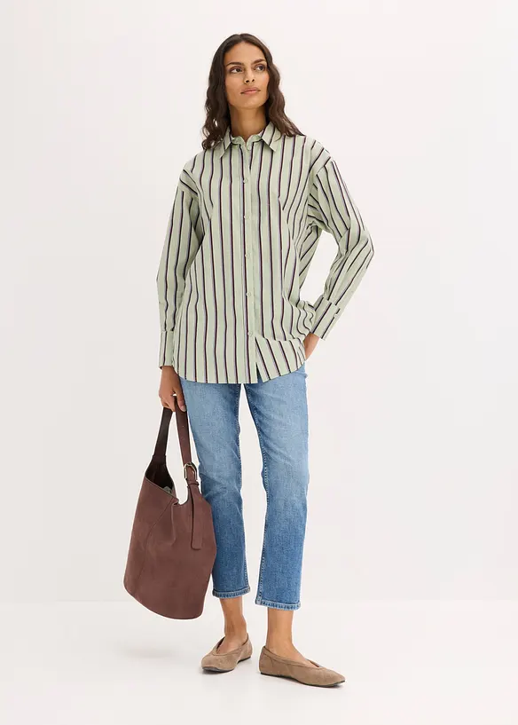 Camicia in misto cotone, bonprix