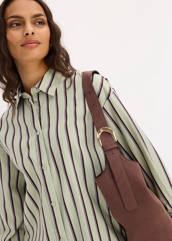 Camicia in misto cotone, bonprix