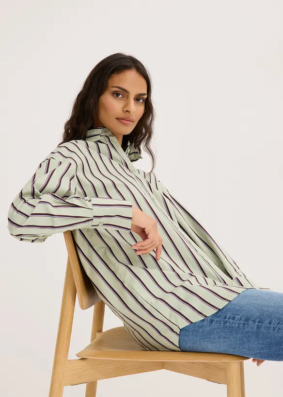 Camicia in misto cotone, bonprix