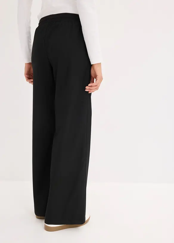 Pantaloni larghi in misto viscosa, bonprix