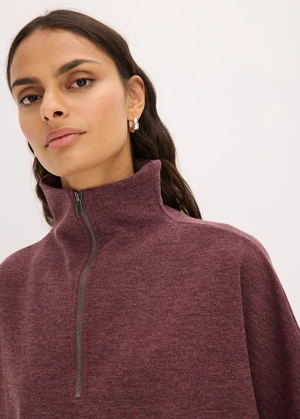 Maglia ampia in piquet, bonprix