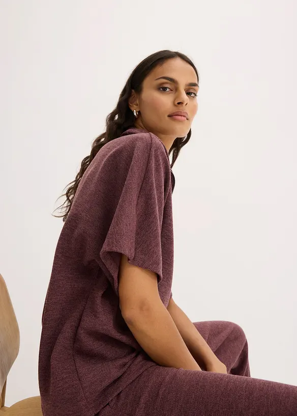 Maglia ampia in piquet, bonprix