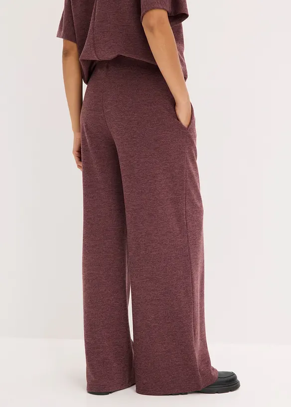 Pantaloni larghi in piquet, bonprix