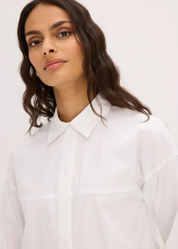 Camicia in misto cotone, bonprix