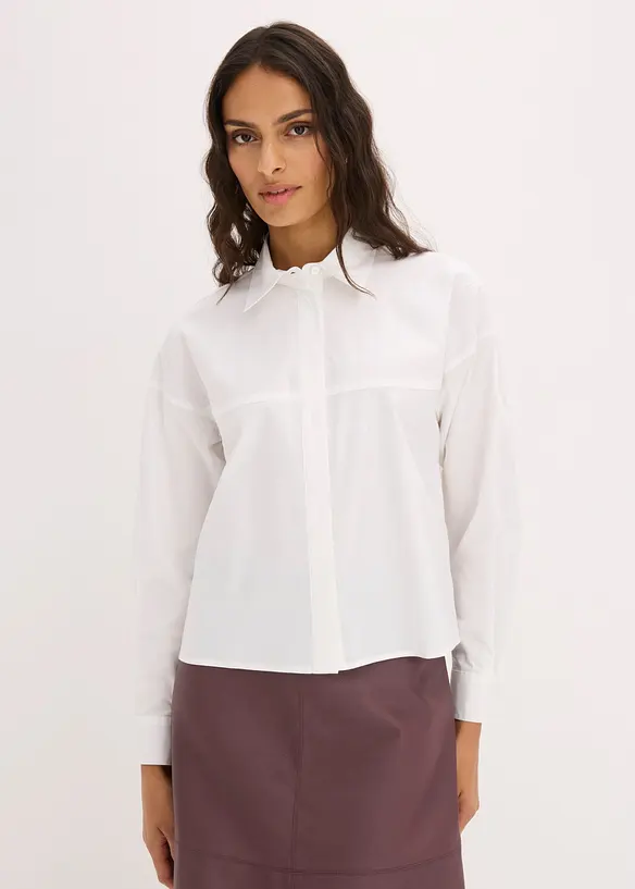 Camicia in misto cotone, bonprix