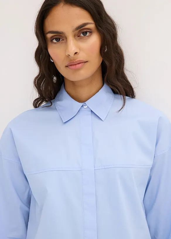 Camicia in misto cotone, bonprix