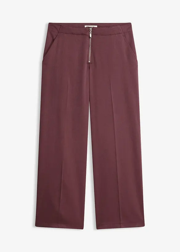 Pantaloni con pinces e cerniera, bonprix