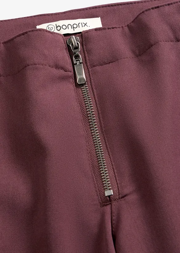 Pantaloni con pinces e cerniera, bonprix