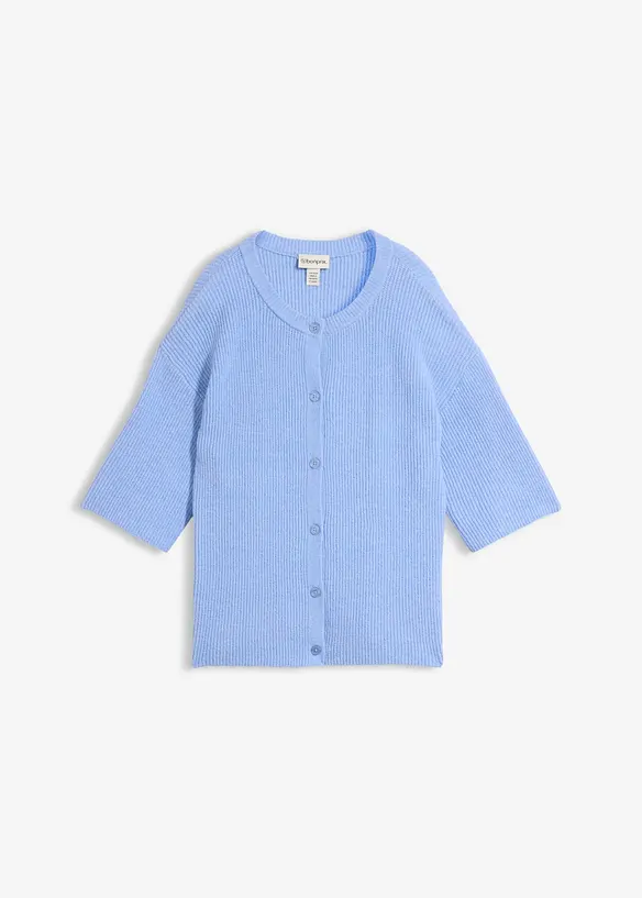 Cardigan ampo in misto lana morbido, bonprix