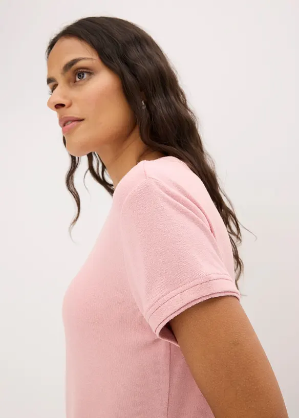 T-shirt effetto 2 in 1 in misto viscosa, bonprix