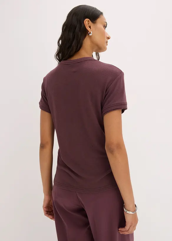 T-shirt effetto 2 in 1 in misto viscosa, bonprix