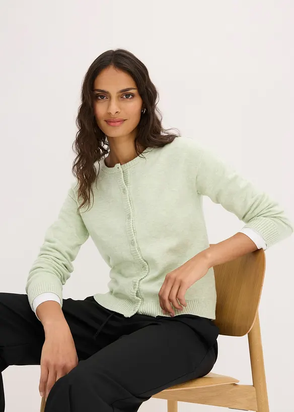 Cardigan in misto viscosa, bonprix