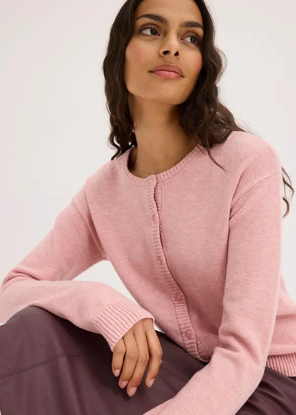 Cardigan in misto viscosa, bonprix