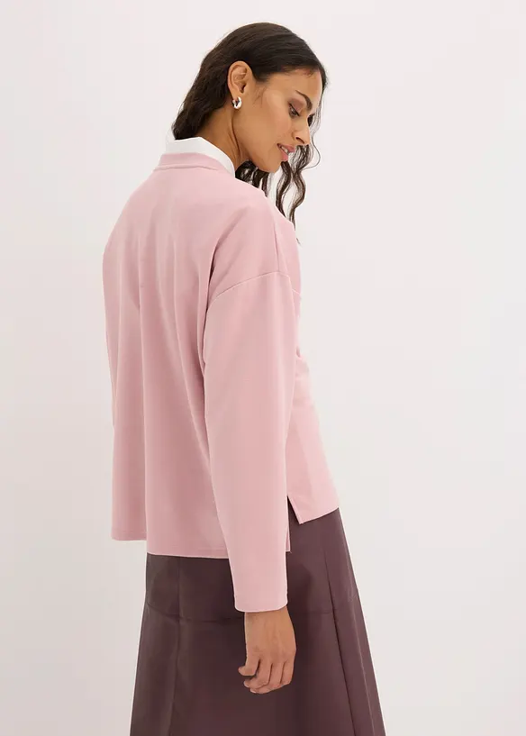 Felpa oversize in misto viscosa, bonprix