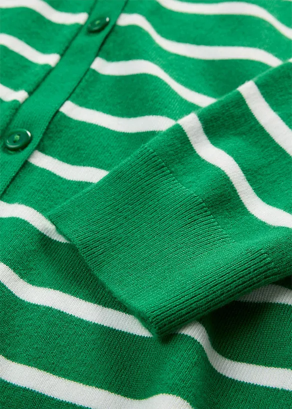 Cardigan in filato fine di misto viscosa morbido, bonprix