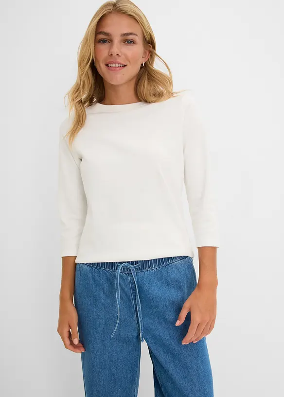 Maglia in puro cotone biologico pesante, bonprix
