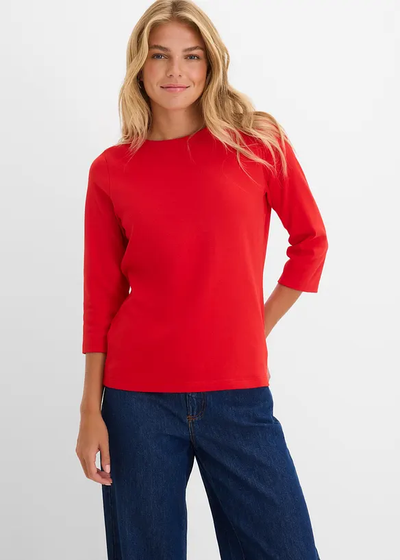 Maglia in puro cotone biologico pesante, bonprix