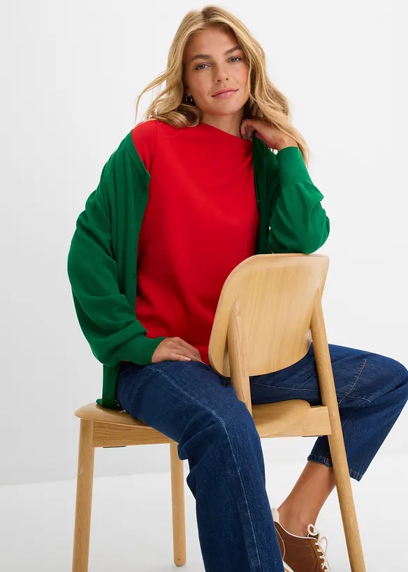 Maglia in puro cotone biologico pesante, bonprix
