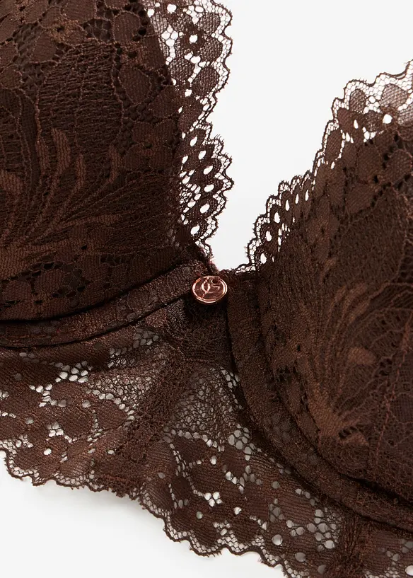 Reggiseno con coppe preformate in pizzo raffinato, bonprix