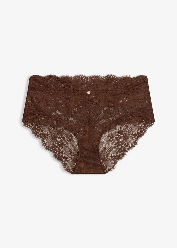 Slip a vita alta in pizzo raffinato, bonprix