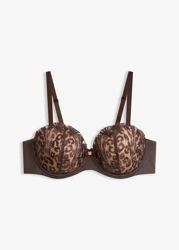 Reggiseno a balconcino con elegante ricamo, bonprix