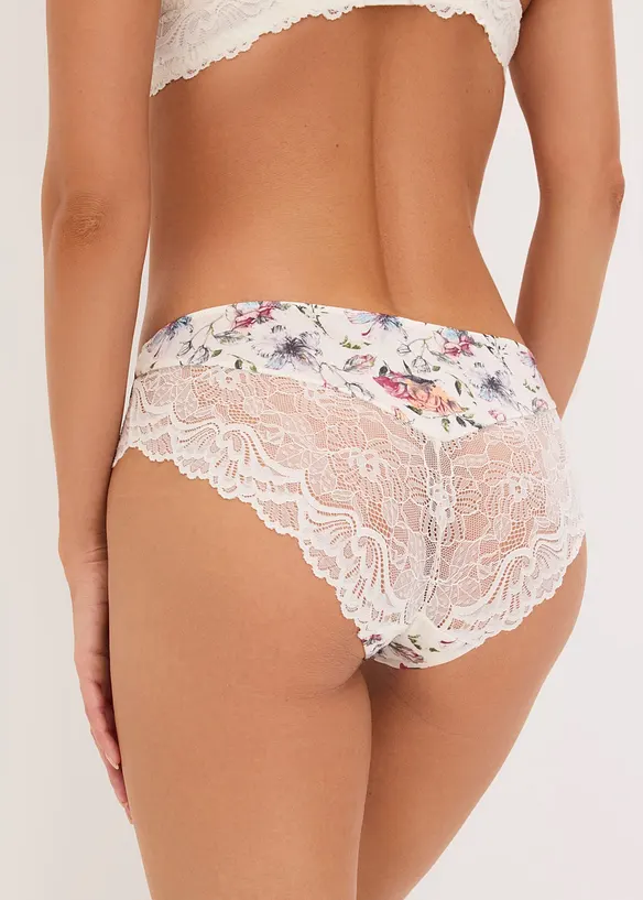 Culotte con pizzo delicato, bonprix