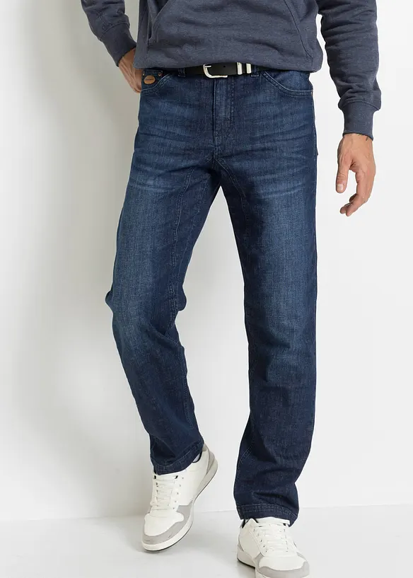 Jeans con cavallo rinforzato classic fit, tapered, bonprix