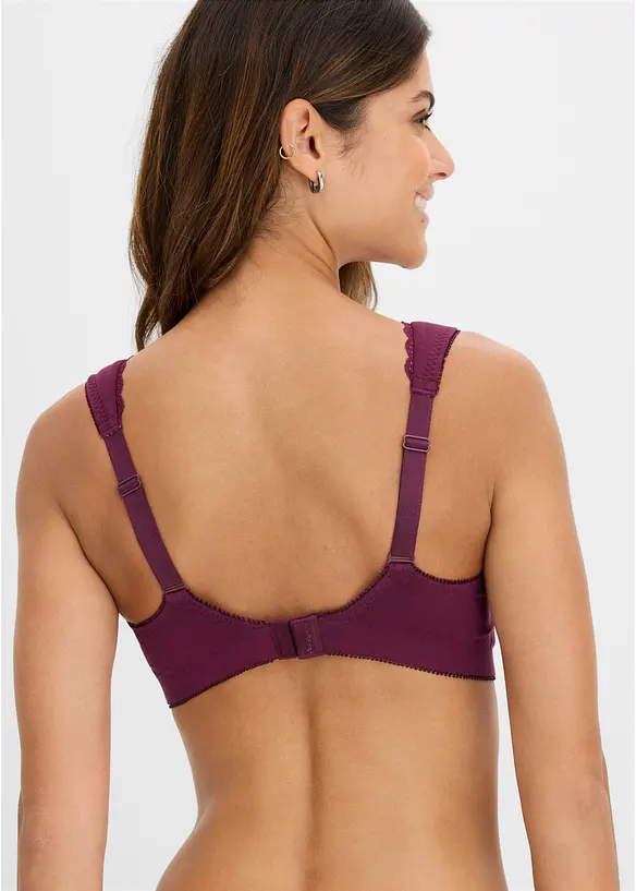 Reggiseno t-shirt minimizer senza ferretto con cotone biologico (pacco da 2), bonprix