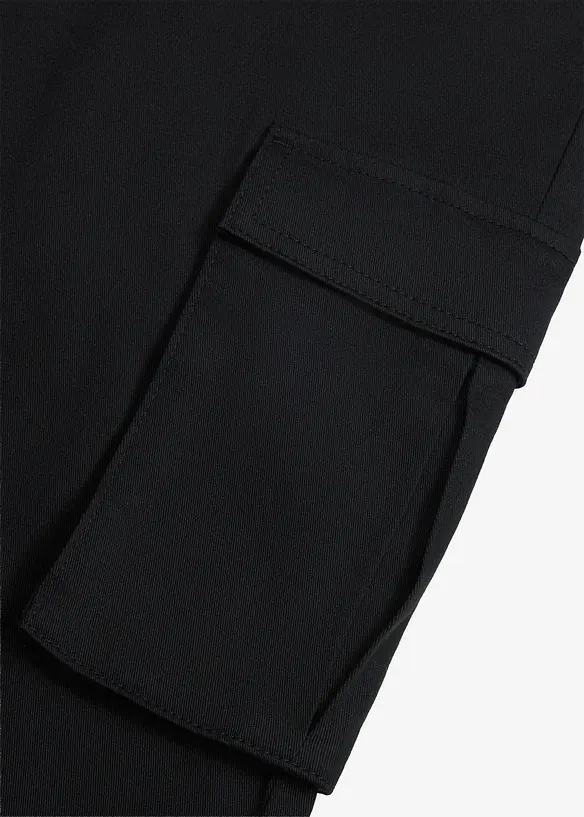 Pantaloni cargo classic fit straight elasticizzati con elastico in vita, bonprix