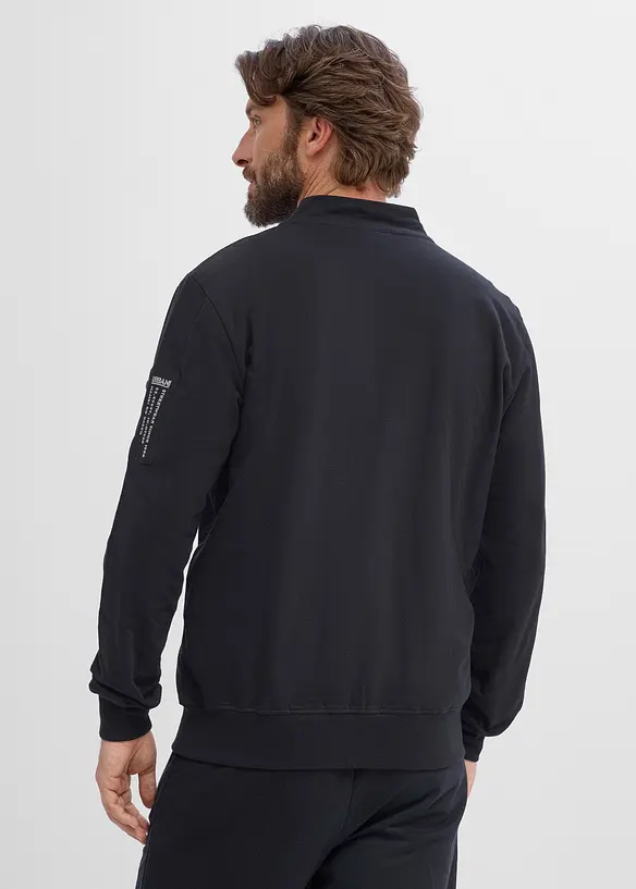 Giubbotto bomber in felpa di puro cotone biologico, bonprix
