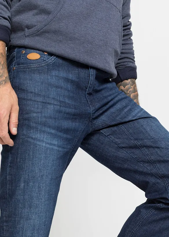 Jeans con cavallo rinforzato classic fit, tapered, bonprix