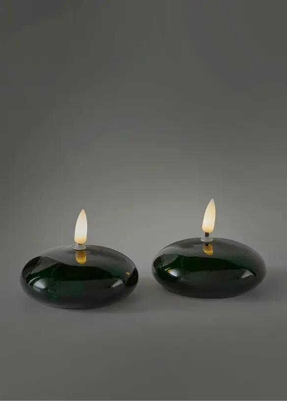 Candela LED a forma di lampada a olio (pacco da 2), bonprix