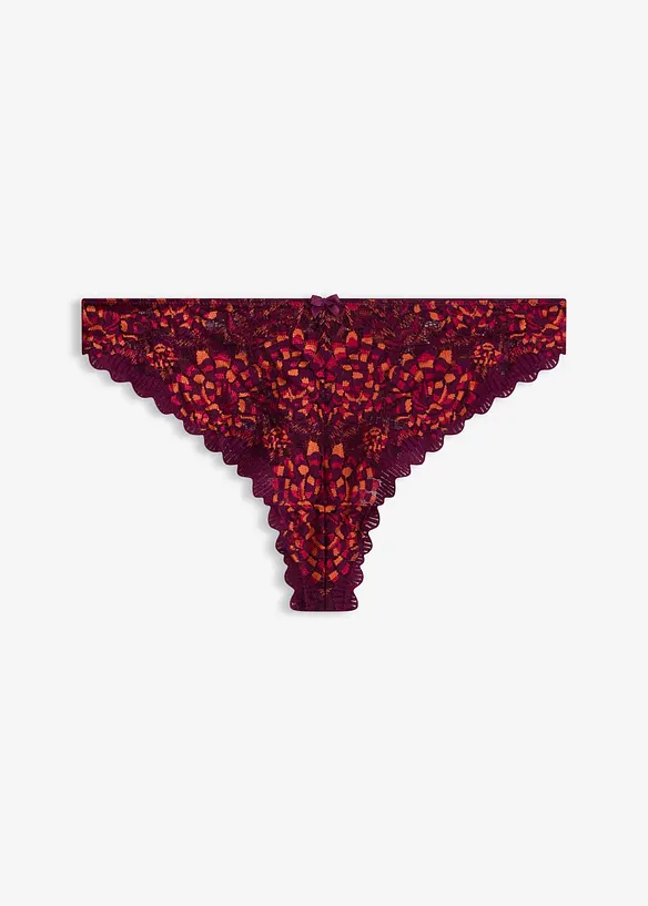 Perizoma in pizzo multicolore, bonprix