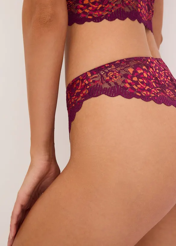 Perizoma in pizzo multicolore, bonprix