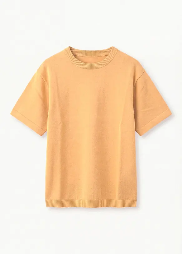 Maglione in filato fine di puro cotone biologico, bonprix