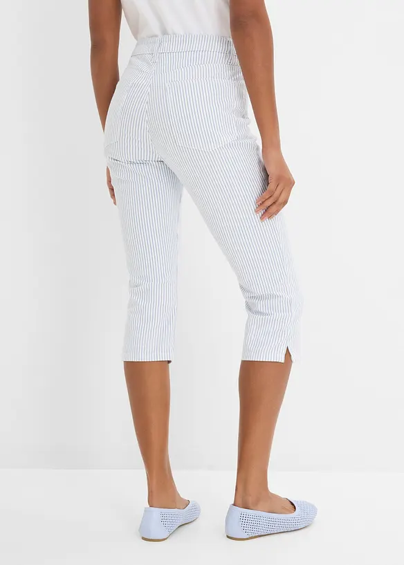 Jeans capri, vita media, bonprix