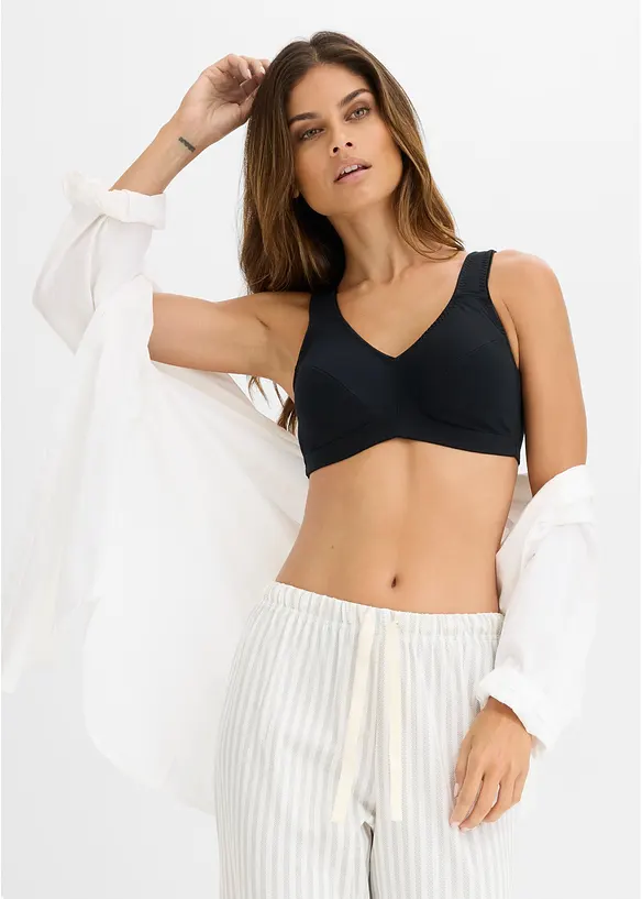 Reggiseno senza ferretto  con cotone biologico (pacco da 2), bonprix