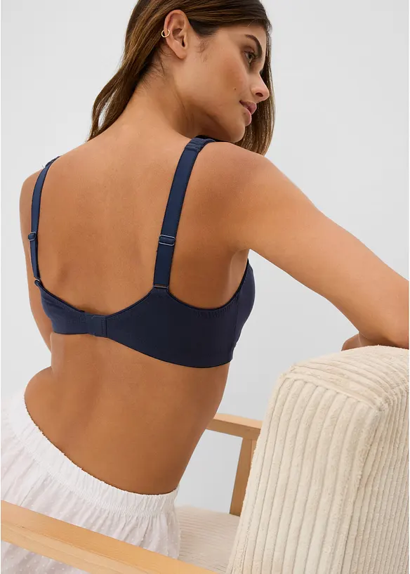 Reggiseno senza ferretto  con cotone biologico (pacco da 2), bonprix