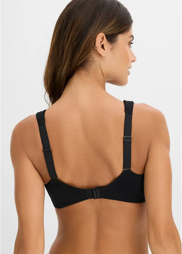 Reggiseno senza ferretto  con cotone biologico (pacco da 2), bonprix
