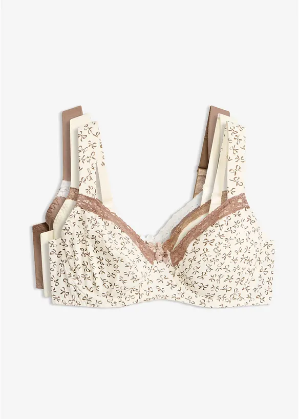 Reggiseno con ferretto e cotone biologico (pacco da 3), bonprix
