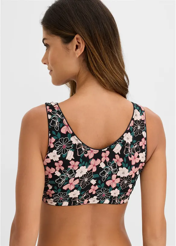 Reggiseno senza ferretto con chiusura anteriore e cotone (pacco da 2), bonprix