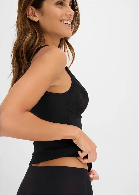Top con effetto modellante medio, bonprix
