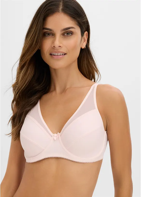 Reggiseno con ferretto e mesh (pacco da 2), bonprix