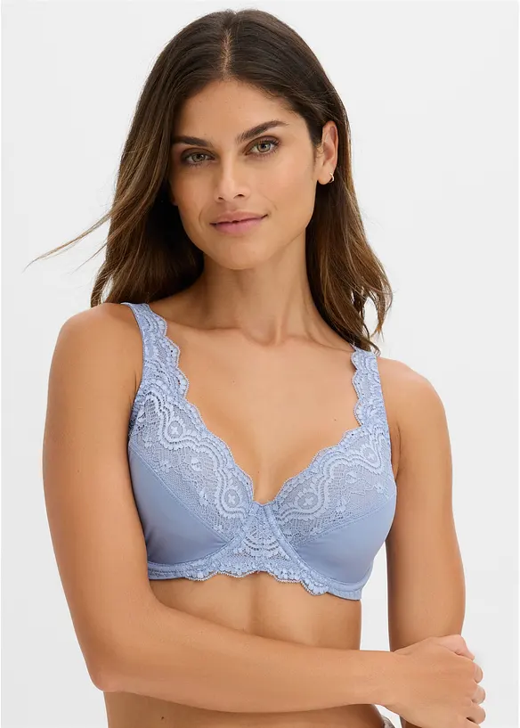 Reggiseno con ferretto e pizzo delicato (pacco da 2), bonprix