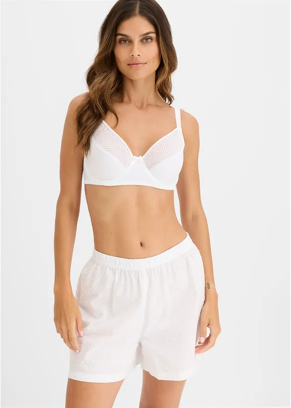 Reggiseno minimizer con mesh, bonprix