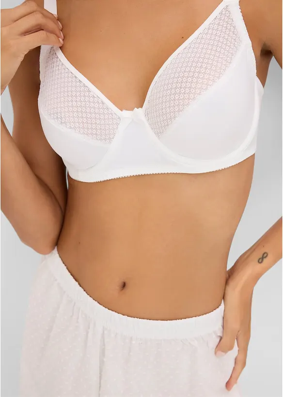 Reggiseno minimizer con mesh, bonprix