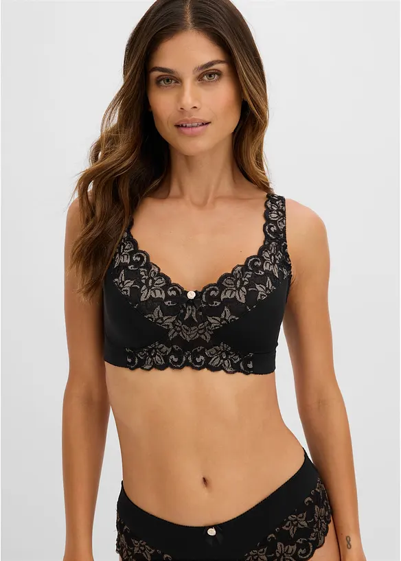 Reggiseno minimizer senza ferretto con spalline imbottite, bonprix