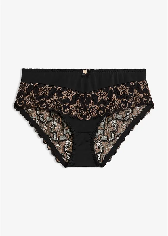 Slip alto con pizzo delicato, bonprix