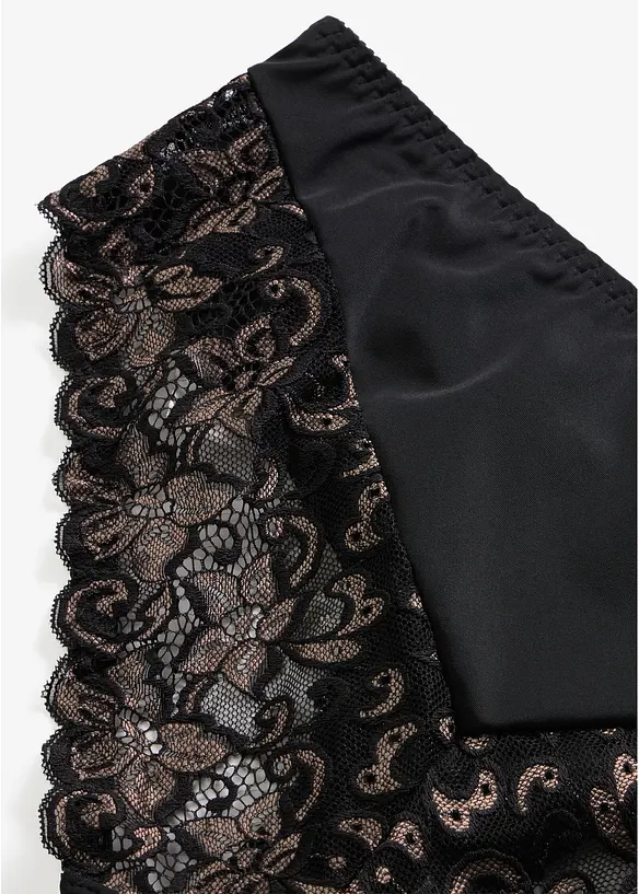 Slip alto con pizzo delicato, bonprix