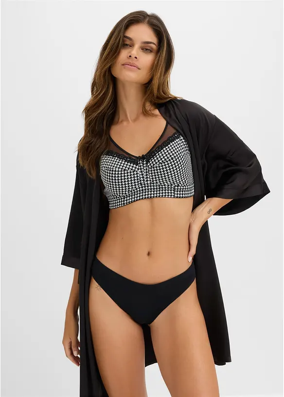 Reggiseno contenitivo senza ferretto con spalline imbottite, bonprix